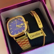 Box Signature Caroline – Montre & Bijoux (Gravure_possible)